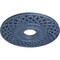 Ekena Millwork Robin Ceiling Medallion (Canopies up to 6 1/4"), 22 1/4"OD x 4 3/4"ID x 1 1/4"P, Americana Crackle CM22RBAMC - alternate 3
